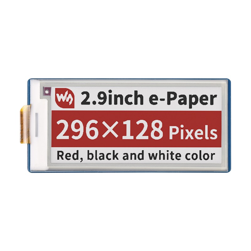 Waveshare Pico-ePaper-2.9-B, โ - Display Epaper 2.9 บทวิจารณ์และราคา