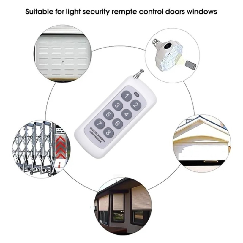 รีโมทคอนโทรลไร้สาย RF 433Mhz 1 - Home Automation Ideas บทวิจารณ์และราคา