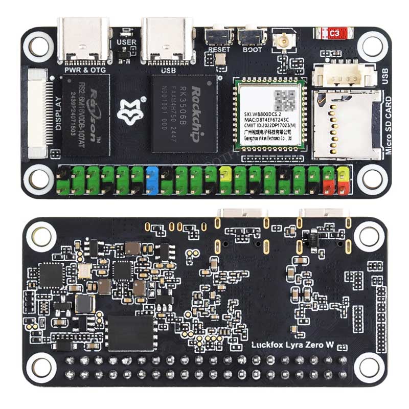Luckfox Lyra Zero W RK3506B Ro - Pi Zero W Board บทวิจารณ์และราคา