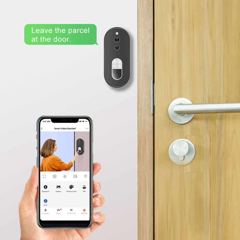กริ่งประตูวิดีโอ WiFi ทำงานร่ว - Smart Doorbell Wired บทวิจารณ์และราคา