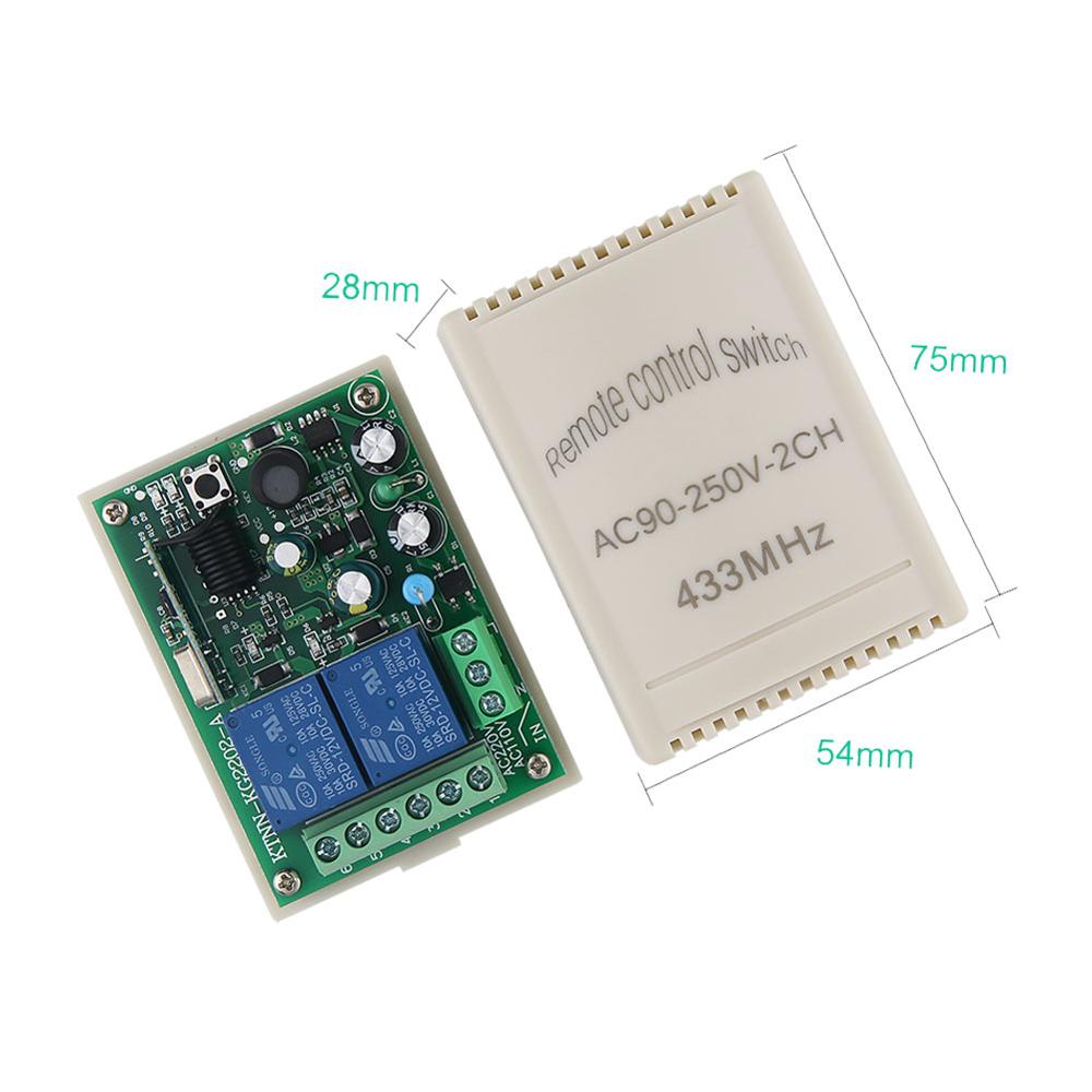 433 Mhz รีโมทคอนโทรลไร้สาย AC  - 433Mhz Receiver Module บทวิจารณ์และราคา