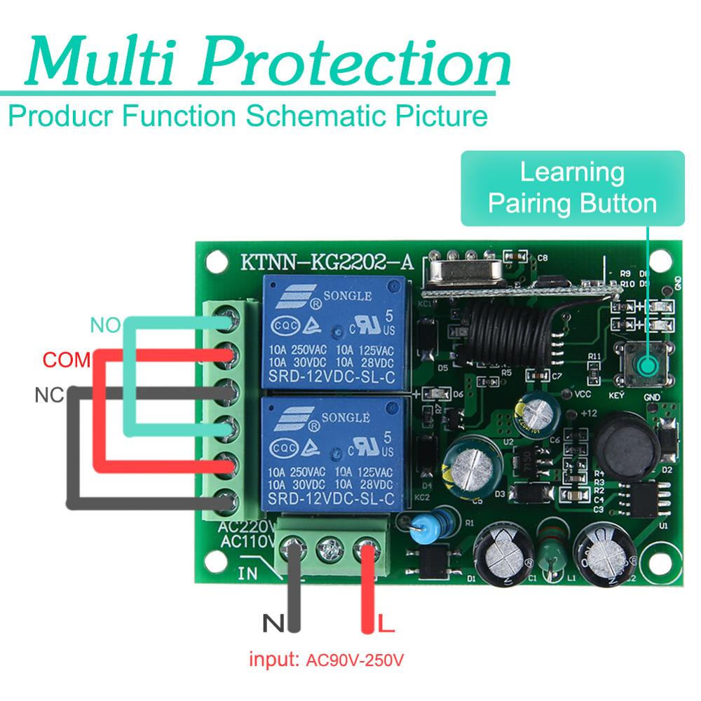 433 Mhz รีโมทคอนโทรลไร้สาย AC  - 433Mhz Receiver Module บทวิจารณ์และราคา