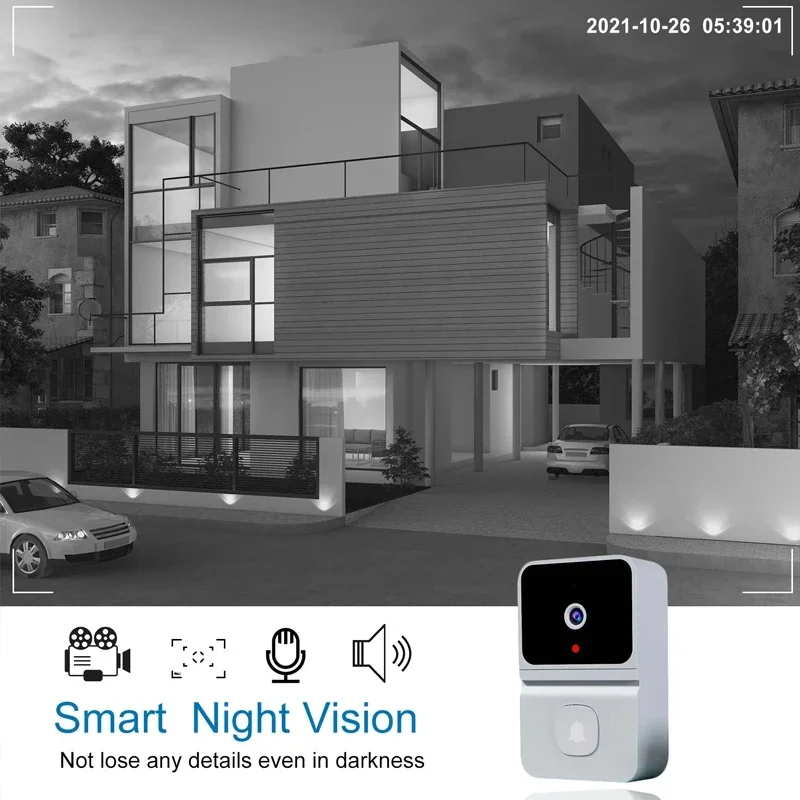 กริ่งประตูอัจฉริยะไร้สาย พร้อม - Smart Doorbell Wired บทวิจารณ์และราคา