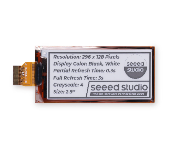 หน้าจอ E-Ink ขาวดำแบบยืดหยุ่นข - Display Epaper 2.9 บทวิจารณ์และราคา
