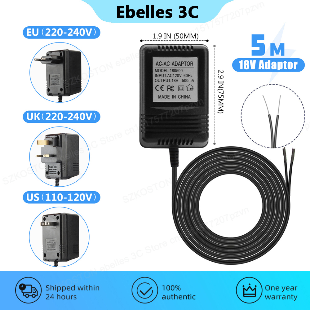 18V AC Transformer Charger สํา - Smart Doorbell Wired บทวิจารณ์และราคา