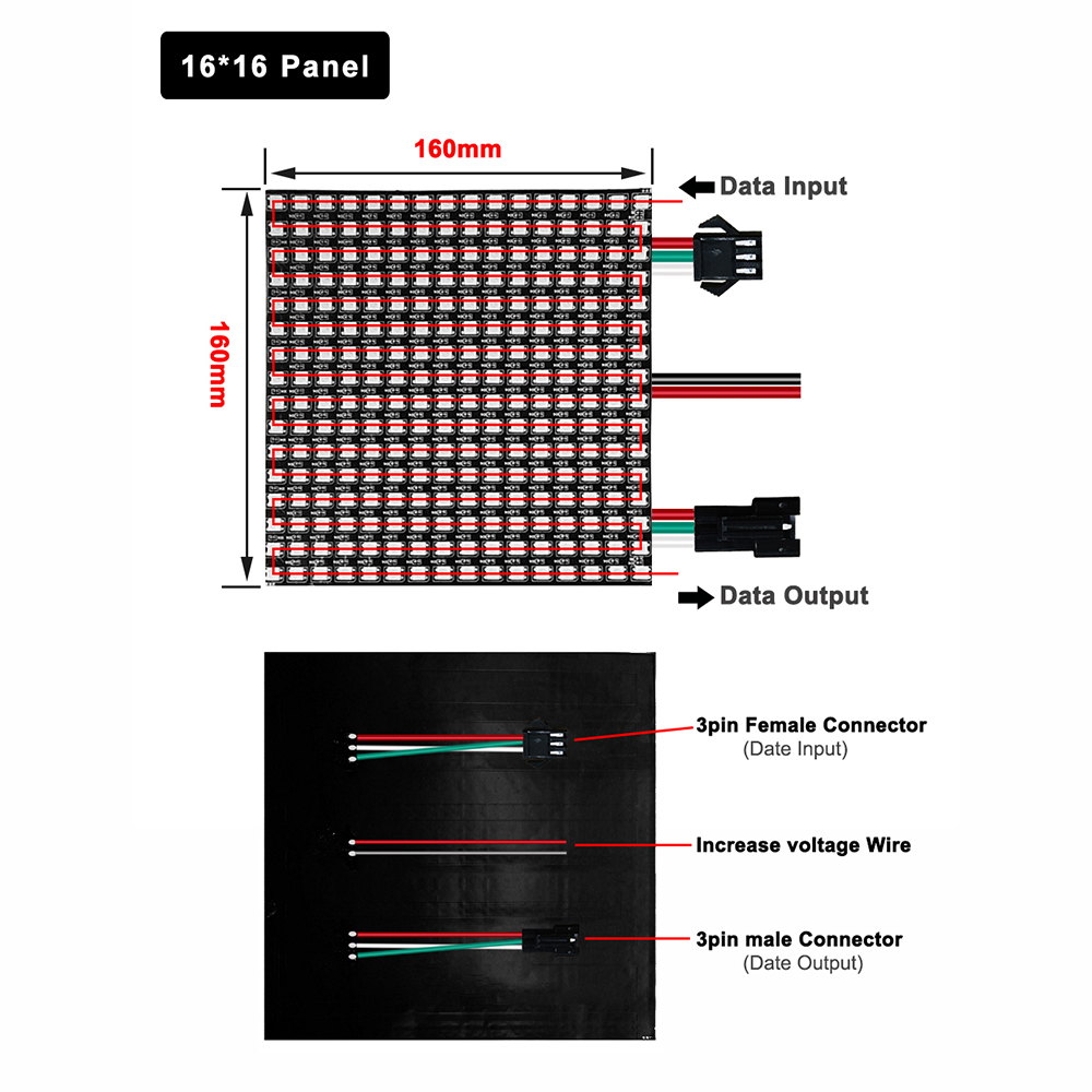 DC5V WS2812B 5050 RGB SMD ยืดห - Rgb Led Matrix 8X8 บทวิจารณ์และราคา