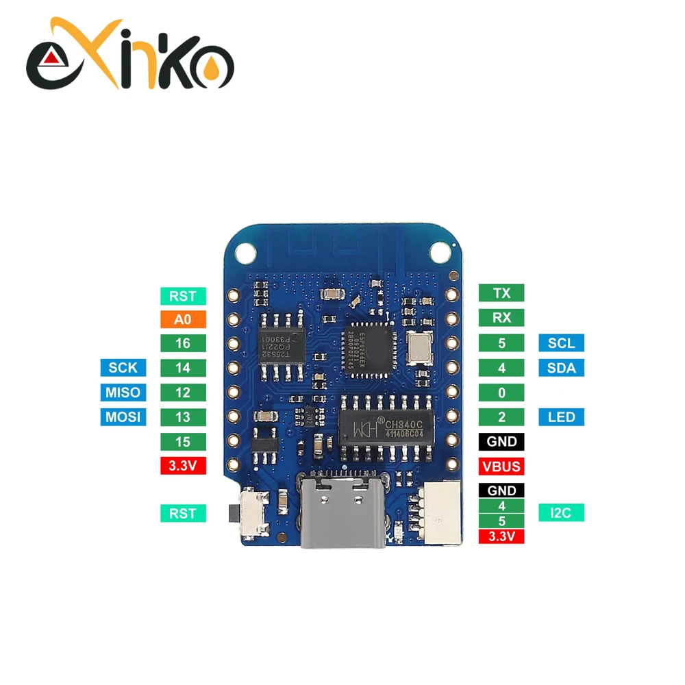1/5/10PCS WeMos D1 Mini ESP826 - Esp8266 Nodemcu Board บทวิจารณ์และราคา