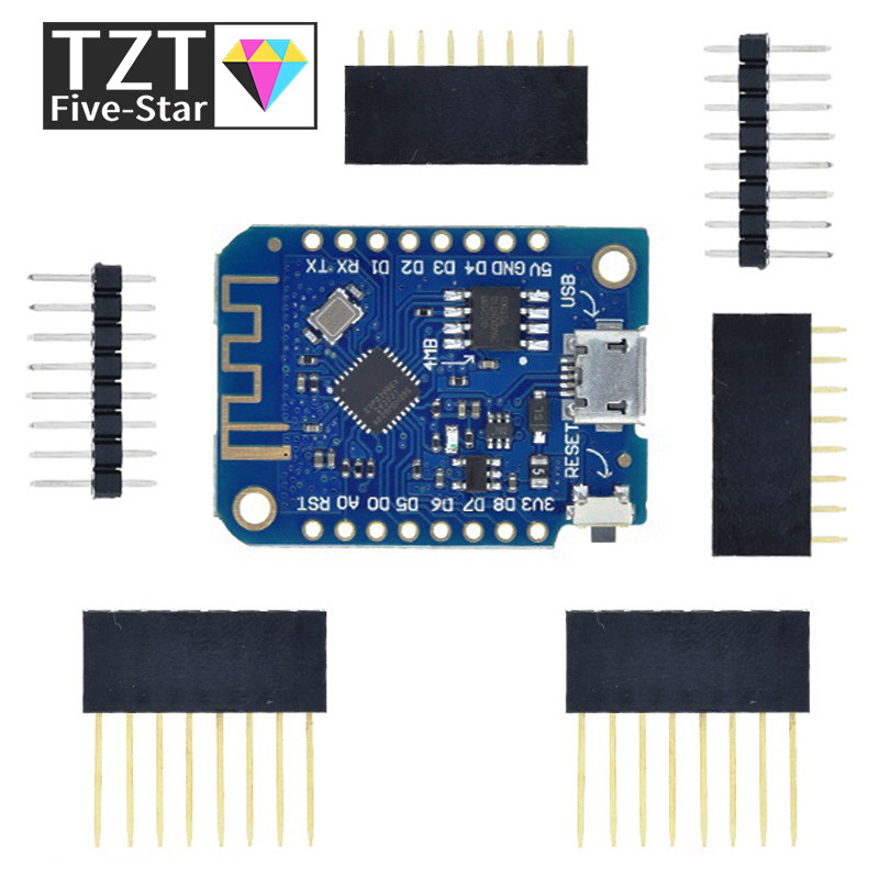 WeMos D1 Mini Pro V3.0 NodeMcu - Esp8266 Nodemcu Board บทวิจารณ์และราคา