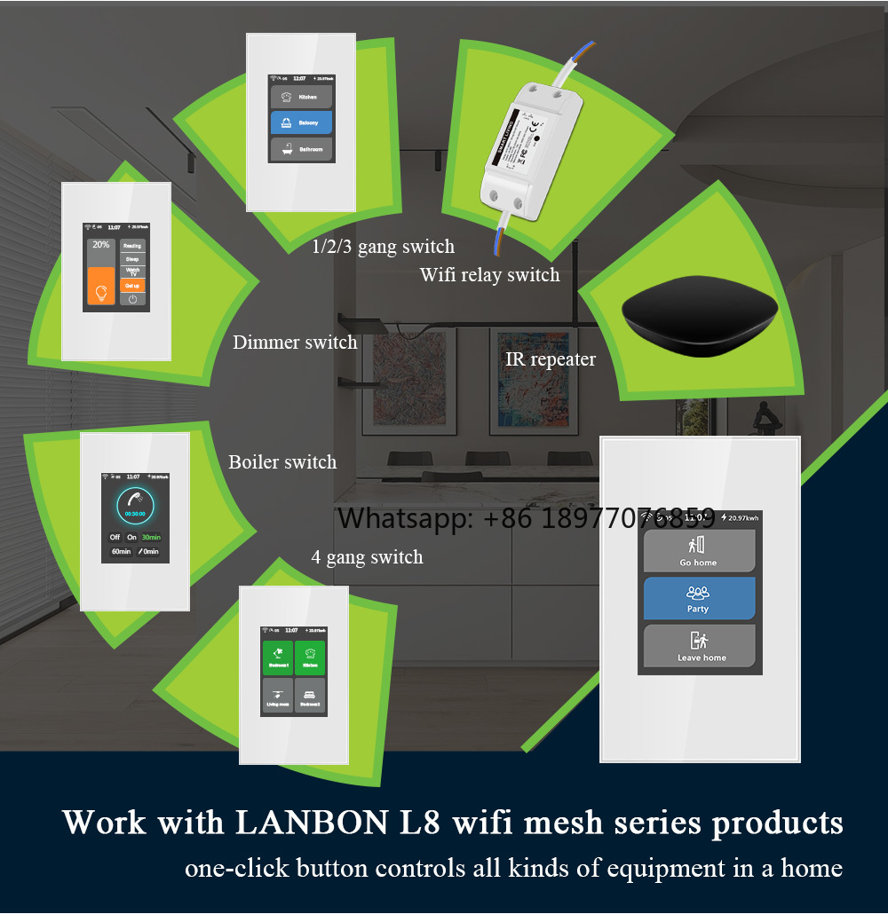 สวิตช์อัจฉริยะ 2026 รุ่น L8 ผล - Home Automation Ideas บทวิจารณ์และราคา
