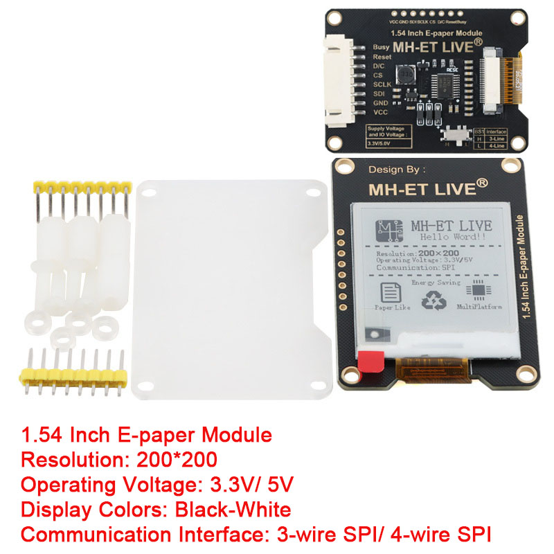 โมดูลจอแสดงผล E-Paper ขนาด 1.5 - Display Epaper 2.9 บทวิจารณ์และราคา